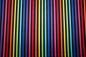 Preview: Designer- Baumwollstoff Be Colourful Black Rainbow (10 cm)